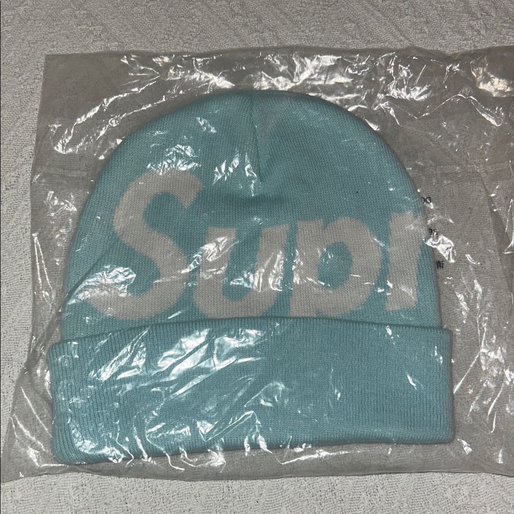 Supreme Sky Blue Knit Hat